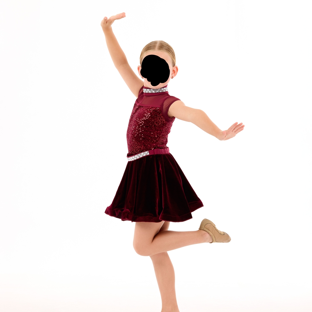 Weissman Red Velvet Dance Costume